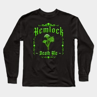 HOMICIDAL BEVERAGES - HEMLOCK DEATH ALE Long Sleeve T-Shirt